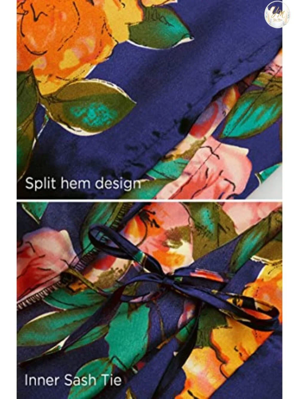 Satin Kimono Robe Women Long Floral Lounge Wear Pockets Silky Ankle Length